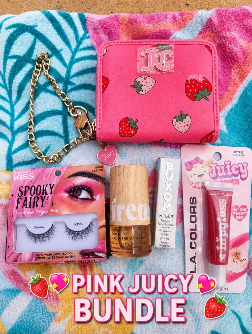 Pink Juicy 5pc Summer Bundle 🍓 🌞🏖 NWT